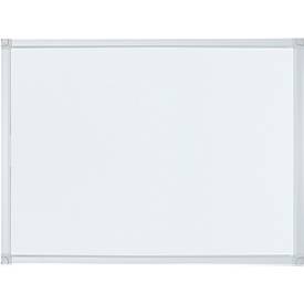 Franken Whiteboard X-tra!Line, Wandmontage im Hoch- & Querformat, Stahl weiß lackiert & Aluminiumrahmen, magnethaftend, Ablageschale, B 1200 x H 1200 mm