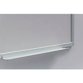 Franken Whiteboard X-tra!Line, Wandmontage im Hoch- & Querformat, Stahl weiß lackiert & Aluminiumrahmen, magnethaftend, Ablageschale, B 1200 x H 1200 mm