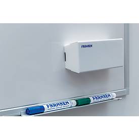 Franken Whiteboard X-tra!Line, Wandmontage im Hoch- & Querformat, Stahl weiß lackiert & Aluminiumrahmen, magnethaftend, Ablageschale, B 1500 x H 1200 mm