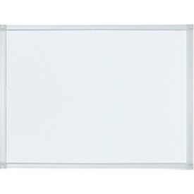 Franken Whiteboard X-tra!Line, Wandmontage im Hoch- & Querformat, Stahl weiß lackiert & Aluminiumrahmen, magnethaftend, Ablageschale, B 1500 x H 1200 mm