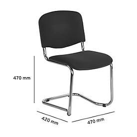 Freischwinger ISO Swing, schwarz