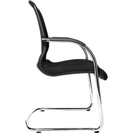 Freischwinger Topstar OPEN CHAIR 100, ergonomische Rückenlehne, schwarz, 2 in 1 Karton