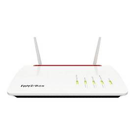FRITZ! AVM FRITZ!Box 6890 LTE - Wireless Router - DSL/WWAN 4-Port-Switch - 1GbE - Wi-Fi 5 - Dual-Band - VoIP-Telefonadapter (DECT)