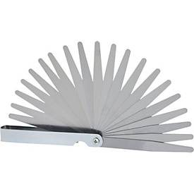 Fühlerlehre, 20 Blatt, 0,05-1mm