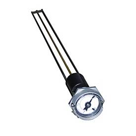 Füllstandsanzeige für Bauer Kraftstoff-Tanks MT 450 und MT 600, Tauchtiefe 635 mm, Anschlussgewinde 1 1/2'