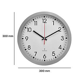 Funk-Wanduhr, aus Kunststoff, Batteriebetrieb