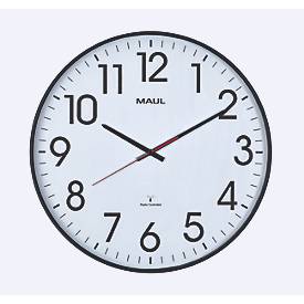 Funk Wanduhr Maul MAULclimb, rund, für Innenräume, extra große arabische Zahlen, Minuten & Stundeneinheiten, ∅ 470 mm, K