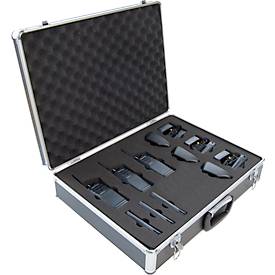 Funkgeräteset Kenwood ProTalk TK-3701D, 3-teilig, lizenzfrei, analog/digital, 48 Kanäle, bis 9 km, bis 18/16 h, IP54/55, in Alukoffer, schwarz