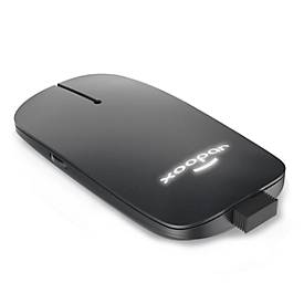Funkmaus Pokket 2 Wireless Mouse Deluxe, 1200x1200 dpi, Werbeanbringung optional, schwarz o. silber
