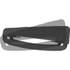 Fußstütze Fellowes Breyta™, höhenverstell- & neigbar, Schaukeloption, Tragegriff, 100 % recyclingfähiger Kunststoff, schwarz