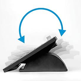 Fußstütze Fellowes Office Suites™ Microban®, höhenverstellbar 3-fach, rechteckig