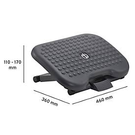 Fußstütze, Kunststoff, 3 Einstellhöhen, Massage-Effekt