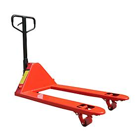 Gabelhubwagen Quick-Lift, mit Schnellhub, Single, Lenkräder Polyurethan