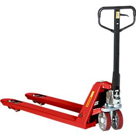 Gabelhubwagen Quick-Lift, mit Schnellhub, Tandem, Lenkräder Polyurethan