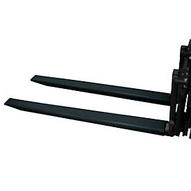 Gabelverlängerung, L 1800 x B 100 x 50 mm, schwarz