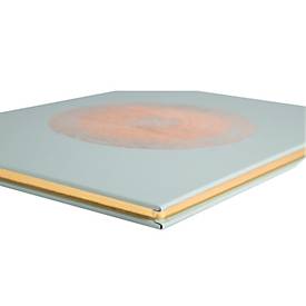 Gästebuch 100 Seiten gold, 27x22cm, Ellipse Grün - Grün