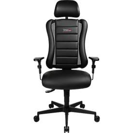 Gaming Stuhl SITNESS RS, 3D-Sitzfläche, Synchronmechanik, Sitzzeit 8 Std., schwarz/schwarz
