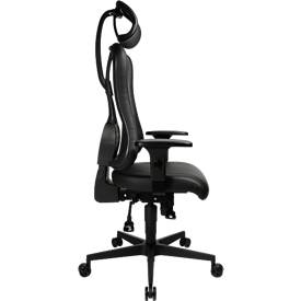 Gaming Stuhl SITNESS RS, 3D-Sitzfläche, Synchronmechanik, Sitzzeit 8 Std., schwarz/schwarz