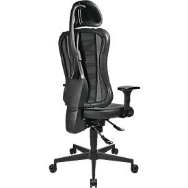 Gaming Stuhl SITNESS RS, 3D-Sitzfläche, Synchronmechanik, Sitzzeit 8 Std., schwarz/schwarz
