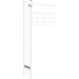 Gangbeschilderungen, längs, 10 Stück