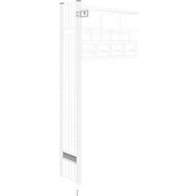 Gangbeschilderungen, quer, 10 Stück