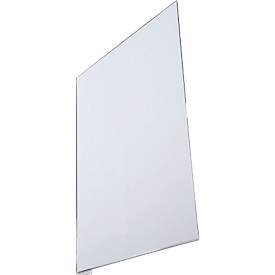 Gangschild Durable, A4-Hochformat, selbstklebend, PET-Hartfolie, transparent, 10 Stück