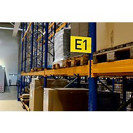 Gangschild Durable, A4-Querformat, magnetisch, PET-Hartfolie, transparent, 10 Stück