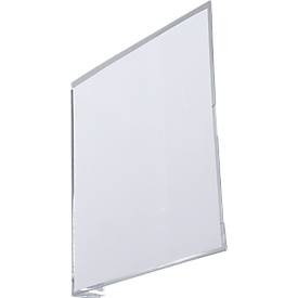 Gangschild Durable, Format 149 x 148,5 mm, selbstklebend, PET-Hartfolie, transparent, 10 Stück