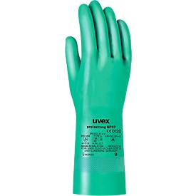Gants protégeant des produits chimiques profastrong NF33 uvex, 12 paires, taille 8