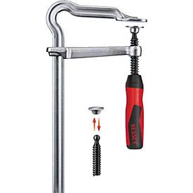 Ganzstahlschraubzwinge OMEGA Spann-W.200mm A.100mm 2-K-Griff BESSEY