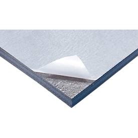 Garagen Wandschutzpolster Mottez, für den Innenbereich, selbstklebend, waschbar, L 0,5 m x B 250 x H 25 mm, PU-Schaumstoff, gelb-schwarz, 2 Stück