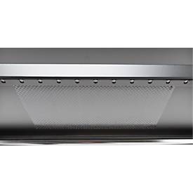 Garderoben-Steckregal ORDO Flex, multifunktional, 2 Fachböden, Wannenboden, Kleiderstange, Feldlast 1200 kg, B 1060 x T 535 x H 2000 mm, tiefschwarz RAL 9005