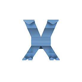 Garderobenhaken WGX, B 145 x T 157 x H 175 mm, Feinstruktur, recyceltes Aluminium, diverse Farben