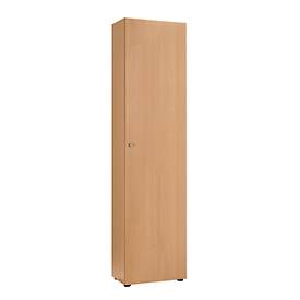 Garderobenschrank, 1-türig, B 60 cm, 6OH, buche