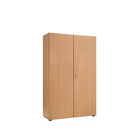 Garderobenschrank, 2-türig, B 100 cm, 5OH, buche