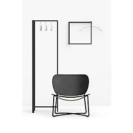 Garderobenständer Functionals FRAME DV47 Raven Black, Stahl, schwarz