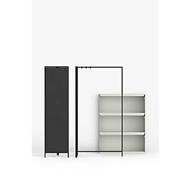 Garderobenständer Functionals FRAME DV89 Raven Black, Stahl, schwarz