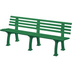 Gartenbank, 4-Sitzer, L 2000 mm, grün