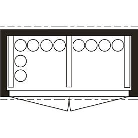 Gasflaschen-Magazin SAFE LIF GM 224, ohne Bodenrahmen