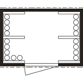 Gasflaschen-Magazin SAFE LIF GM 348, mit Bodenrahmen und verzinkten Gitterrosten