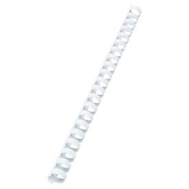 GBC® Binderücken, Plastik, Ø 16 mm, 100 Stück, weiß