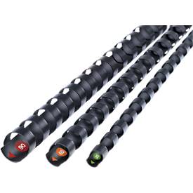 GBC® Binderücken, Plastik, Ø 19 mm, 100 Stück, schwarz