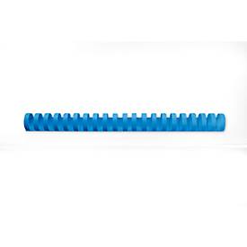 GBC® Binderücken, Plastik, Ø 22 mm, 100 Stück, blau