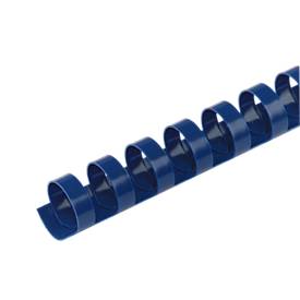 GBC® Binderücken, Plastik, Ø 6 mm, 100 Stück, blau
