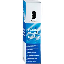 GBC® Binderücken, Plastik, Ø 8 mm, 100 Stück, schwarz