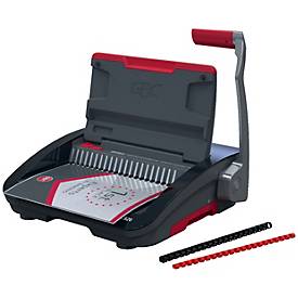 GBC CombBind® CB20 manuelles Plastikbindegerät A4, 21-Ringe, 240 Blatt binden, 20 Blatt stanzen