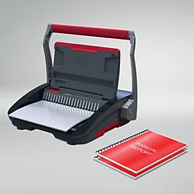 GBC CombBind CB25 – manuelles Bindegerät, 390 Blatt, 25 Blatt 80 g/m² lochen, A4, 45 mm Kunststoffrücken