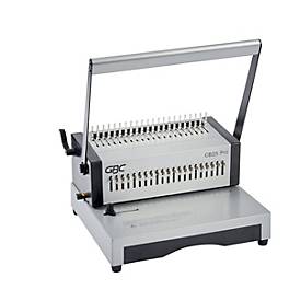 GBC CombBind CB25 Pro – A4 Bindegerät, 25 Blatt stanzen, 500 Blatt binden, Kunststoffkamm bis 51 mm, Metall, silber