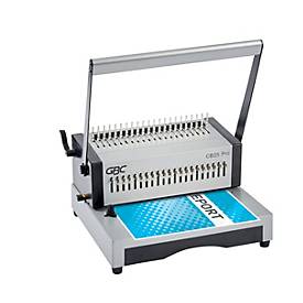 GBC CombBind CB25 Pro – A4 Bindegerät, 25 Blatt stanzen, 500 Blatt binden, Kunststoffkamm bis 51 mm, Metall, silber