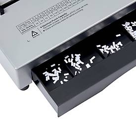 GBC CombBind CB25 Pro – A4 Bindegerät, 25 Blatt stanzen, 500 Blatt binden, Kunststoffkamm bis 51 mm, Metall, silber